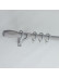 QYR86 1-1/8" New Arrival Luxury White Black Red Aluminum Alloy Matte Curtain rod sets(Color: Grey)