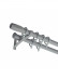 QYR86 1-1/8" New Arrival Luxury White Black Red Aluminum Alloy Matte Curtain rod sets