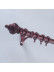 QYR91 1-1/4" Diameter Custom Made Curtain Rods For Heavy Duty Curains(Color: Red wood)