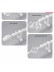 QYR92 1-1/8" New Style Crystal Ball Finial Aluminum Alloy Single Double Curtain rod sets