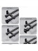 QYR92 1-1/8" New Style Crystal Ball Finial Aluminum Alloy Single Double Curtain rod sets