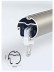 QYR98 On Sales Ivory Black Blue Gold Aluminum alloy Curtain Track Set With Ball Finials
