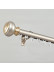 QYR98 On Sales Ivory Black Blue Gold Aluminum alloy Curtain Track Set With Ball Finials(Color: Champagne gold)