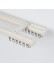 QYRF04 Wood Grain Single Double Curtain Tracks Ceiling/Wall Mount
