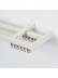 QYRF04 Wood Grain Single Double Curtain Tracks Ceiling/Wall Mount
