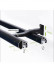 QYRF07 Wood Grain Single Double Curtain Tracks Ceiling/Wall Mount