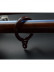 QYRY06 1-1/8" Wood Grain Nano Mute White Oak Wood Thick Curtain Rod Set