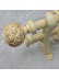 QYRY08 1-1/8"  Aluminum Alloy Thick White Blue Green Curtain Rod Sets