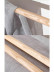 QYT03 1-1/8"  Ash Wood Ball Bracket Single Double Curtain Rod Sets 