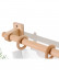 QYT06 1"  Ash Wood Single Curtain Rod Sets