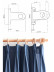 QYT06 1"  Ash Wood Single Curtain Rod Sets