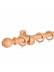 QYT08 1-1/8"  Ash Wood Single Double Curtain Rod Sets(Color: Ash wood Bracket A)