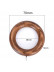 QYT100 Wood Curtain Rings For 0.98"/1.1"/1.18"/1.38" Wood Curtain Rods(Color: Walunt)