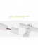 QYT11 1-1/8"  White Wood Single Double Wooden Curtain Rod Sets 