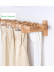 Custom Light Wooden Double Curtain Rods And Brackets