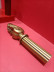 QYT60 Gold 2 Inches Diameter Custom Wood Curtain Rods With Brackets