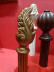 QYT60 Gold 2 Inches Diameter Custom Wood Curtain Rods With Brackets