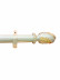 QYT62 Two Inches Diameter Wooden Pole Light Green Egg Finials