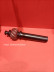 QYT68 Solid Black Wood Two Inches Timber Curtain Rods With Brackets