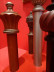 QYT72 Custom 2 Inches Timber Curtain Rods With Hardware Red Wood