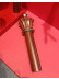 QYT72 Custom 2 Inches Timber Curtain Rods With Hardware Red Wood