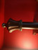 QYT72 Custom 2 Inches Timber Curtain Rods With Hardware Red Wood(Color: Red wood)