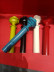 QYT80 Custom 1-3/8" Wooden Curtain Poles White Black Yellow Pink