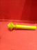 QYT80 Custom 1-3/8" Wooden Curtain Poles White Black Yellow Pink(Color: Yellow)