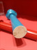QYT81 Blue Red 1-3/8" Wooden Drapery Rods Brackets And Rings
