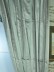 Baltic Embroidered Striped Tab Top Curtain (Color: Pale Aqua)