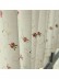 Winston Little Rose Embroidered Grommet Cafe Curtains for Kitchen and Bathroom Fabric Details