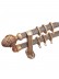 QYR2821 1-1/4" Diameter Rome Antique Color Custom Double Curtain Rods (Color: Antique Pearl White)