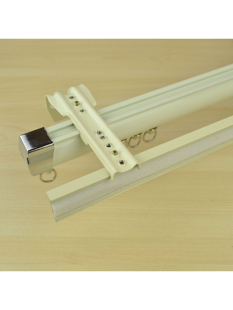 Chr7525 Ceiling Amp Wall Mount Double Curtain Track Set With