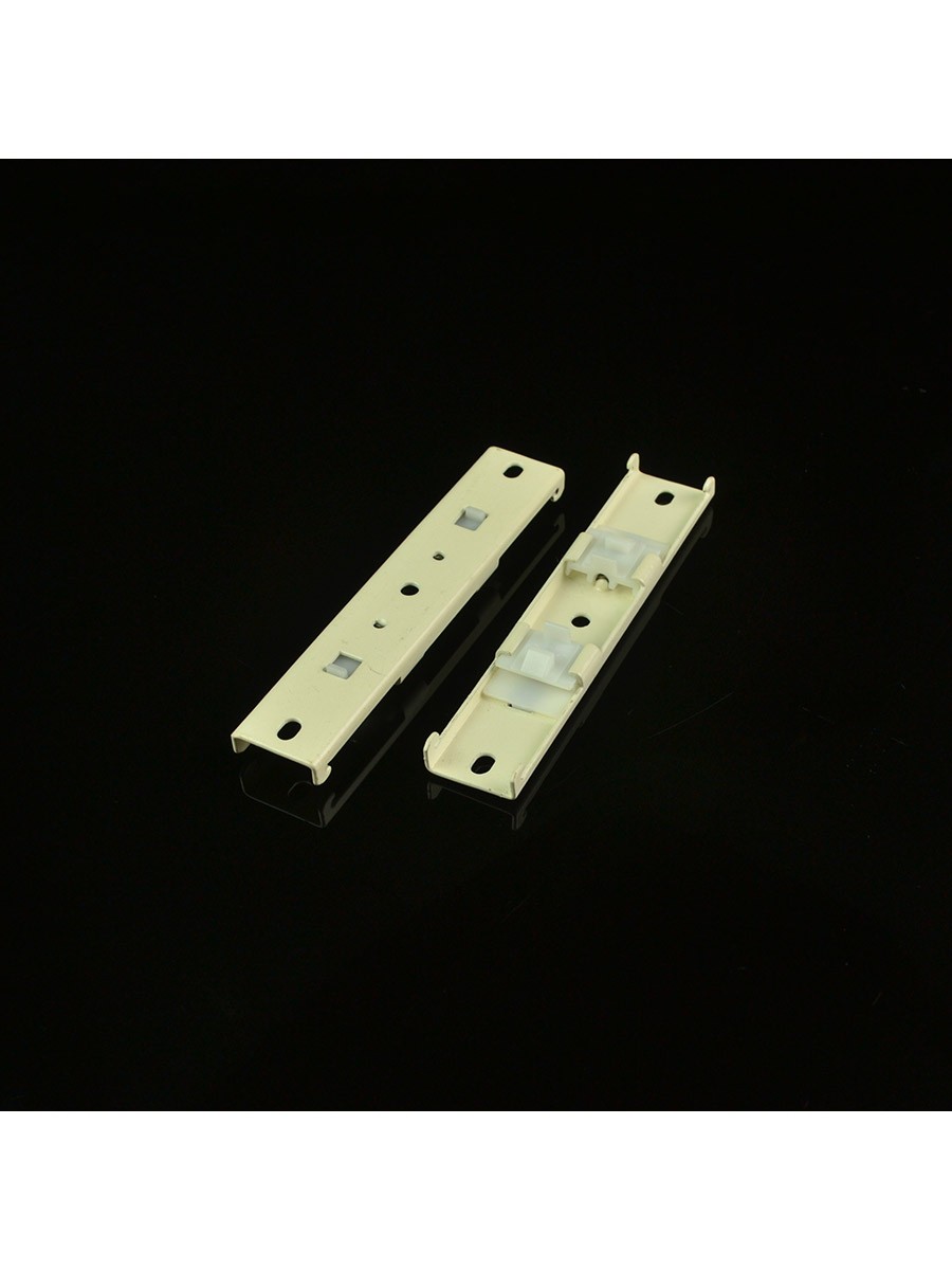 Chr7922 Ivory Ceiling Mounted Or Wall Mounted Double Curtain