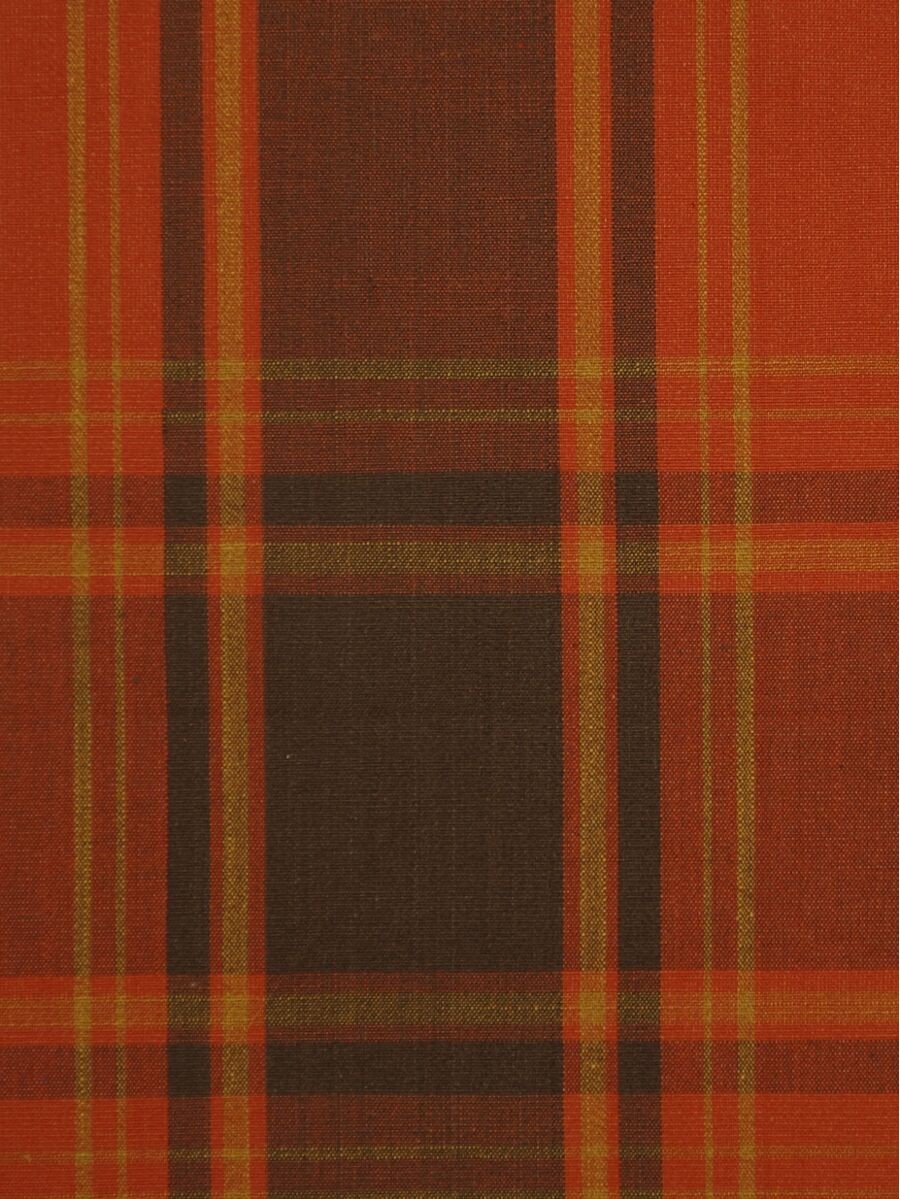 Big Plaid Blackout Double Pinch Pleat Extra Long Curtains