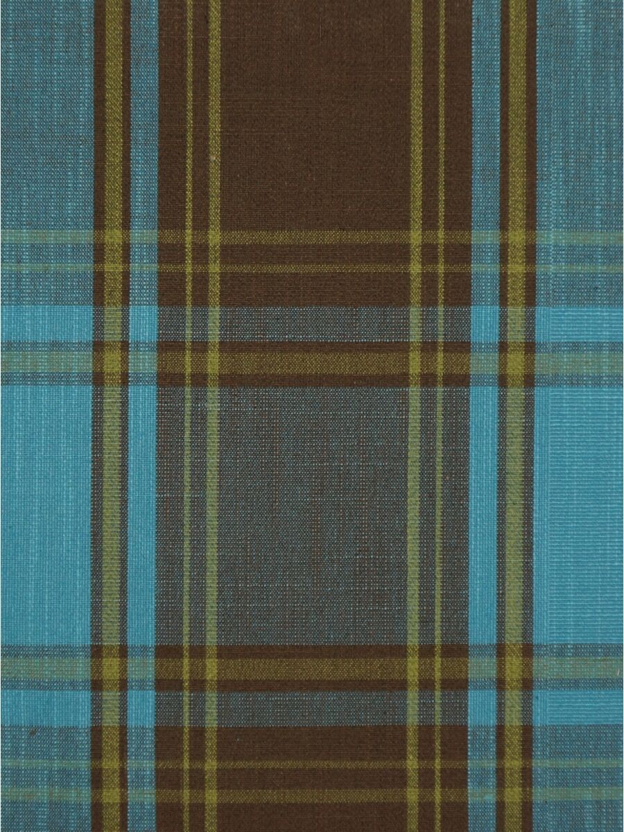 Hudson Yarn Dyed Big Plaid Blackout Fabric Sample