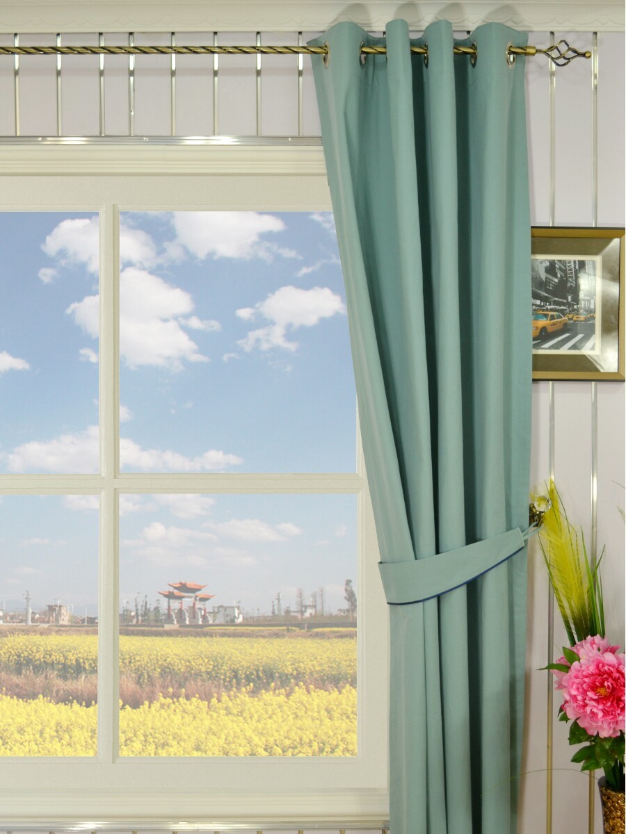 Moonbay Plain Grommet Cotton Extra Long Curtains 108 Inch