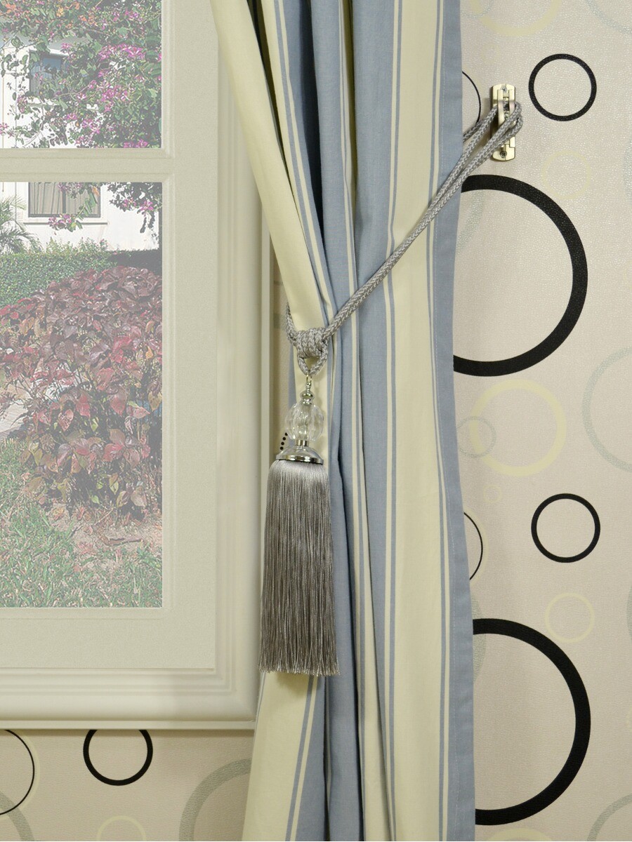 Moonbay Stripe Grommet Cotton Extra Long Curtains 108 Inch