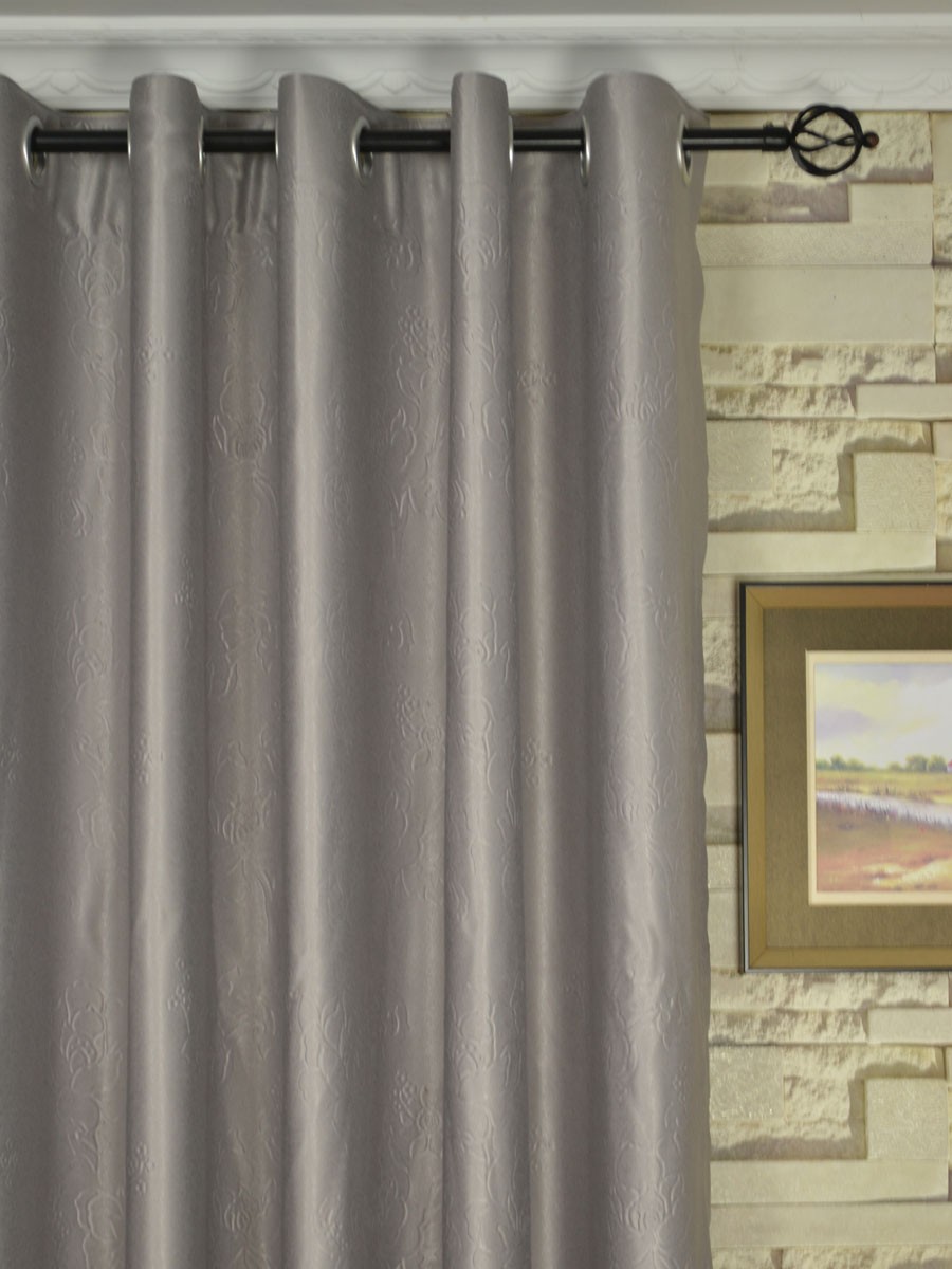 Extra Wide Swan Medium Scale Floral Grommet Curtains 100