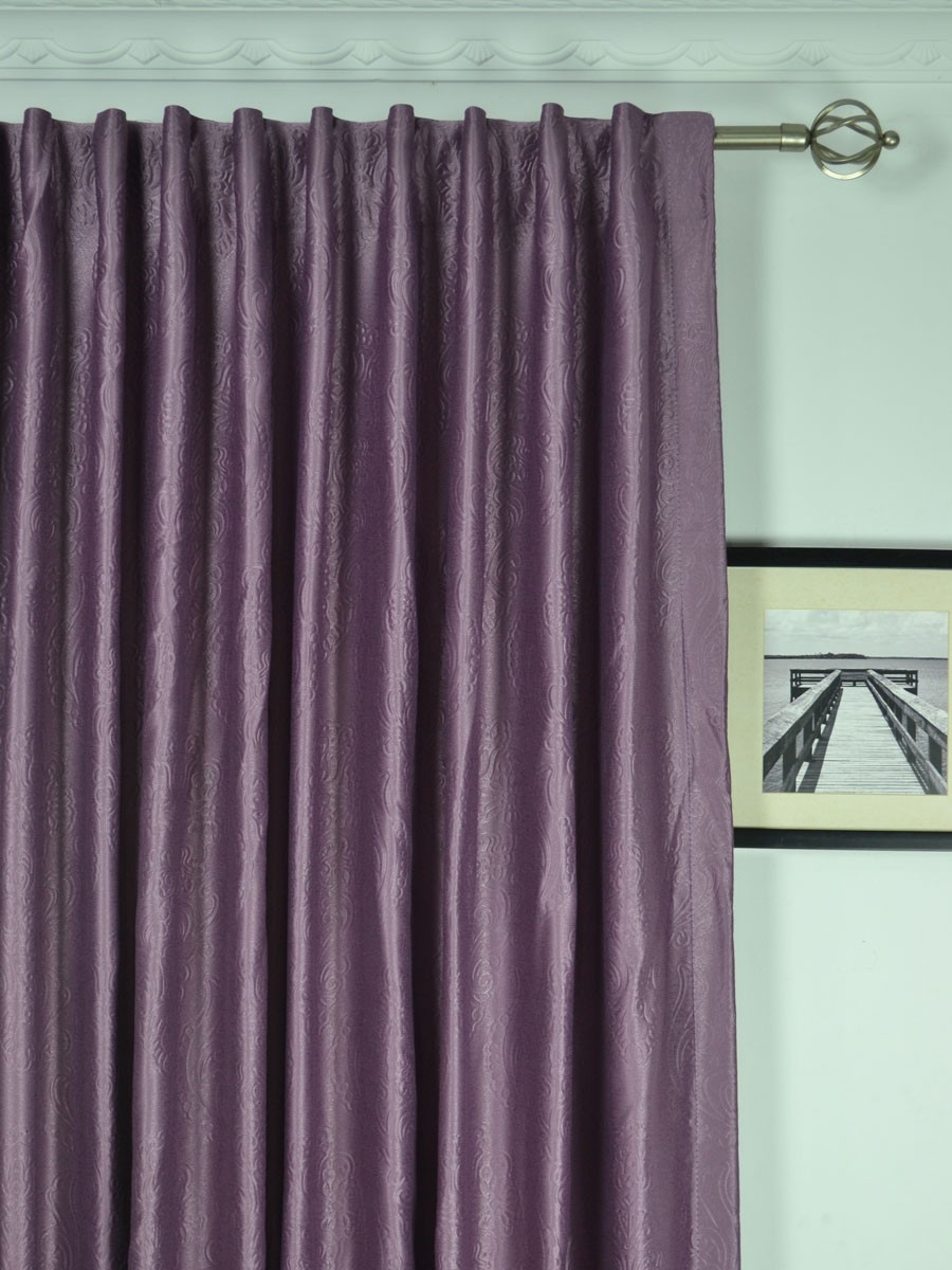 Extra Wide Swan Europe Floral Back Tab Curtains 100 120