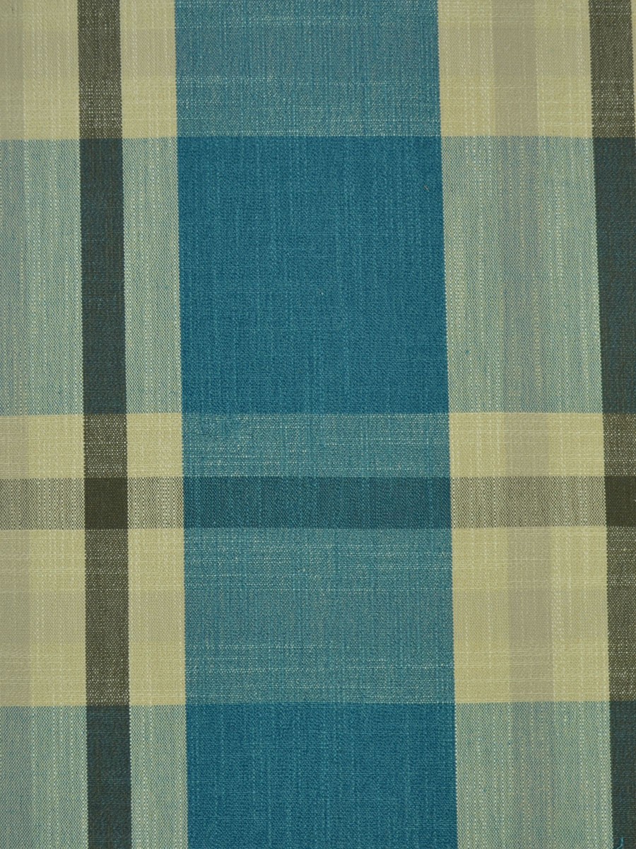 Extra Wide Hudson Large Plaid Double Pinch Pleat Curtains