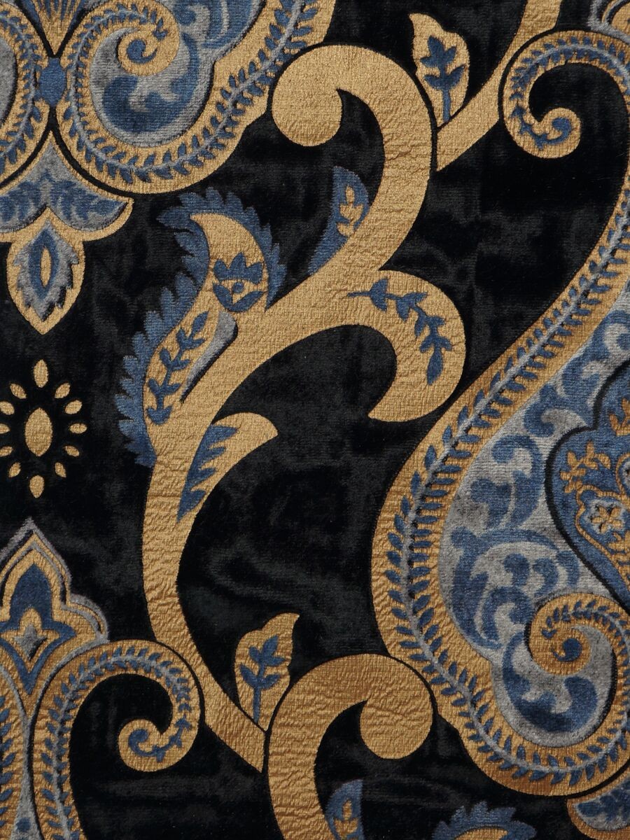 Maia Impressive Damask Velvet Custom Made Curtains