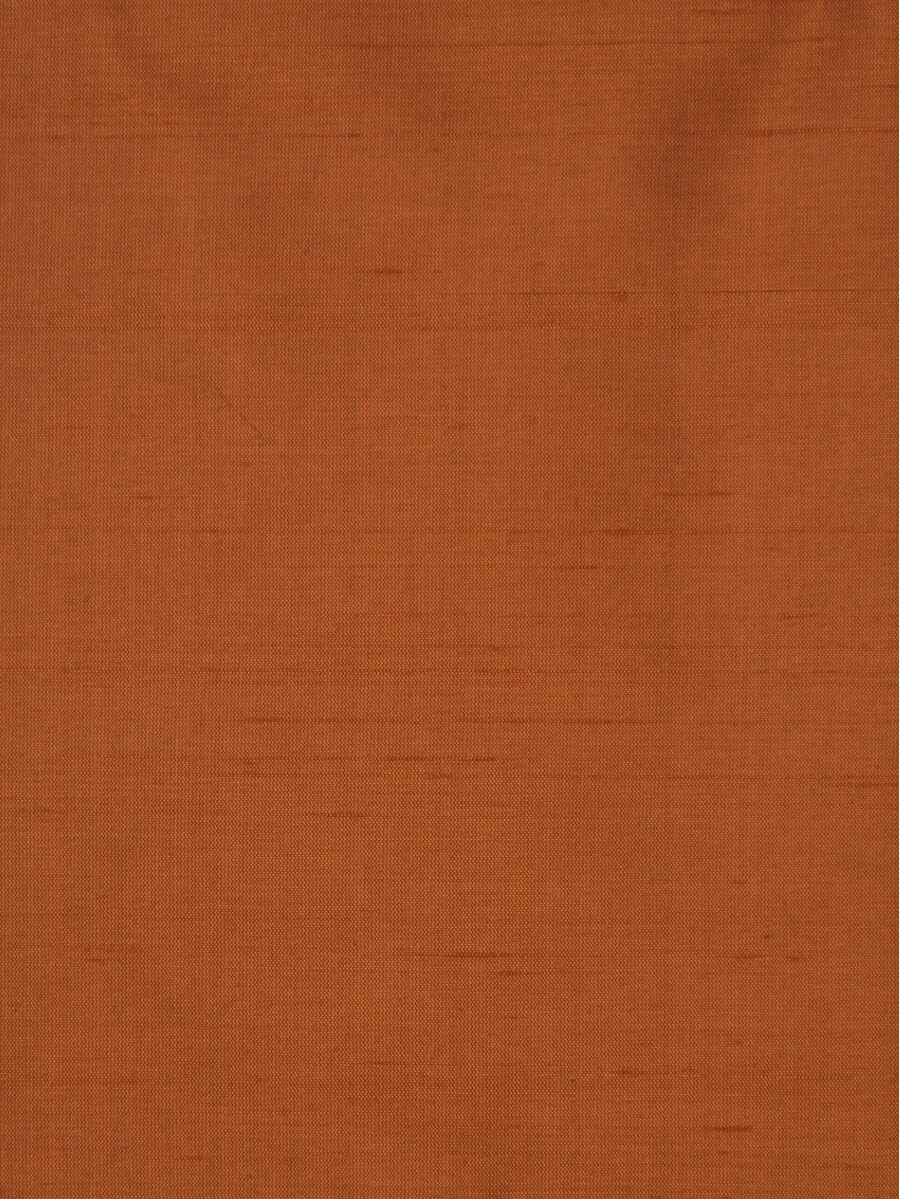 Oasis Solid Orange Dupioni Silk Fabrics