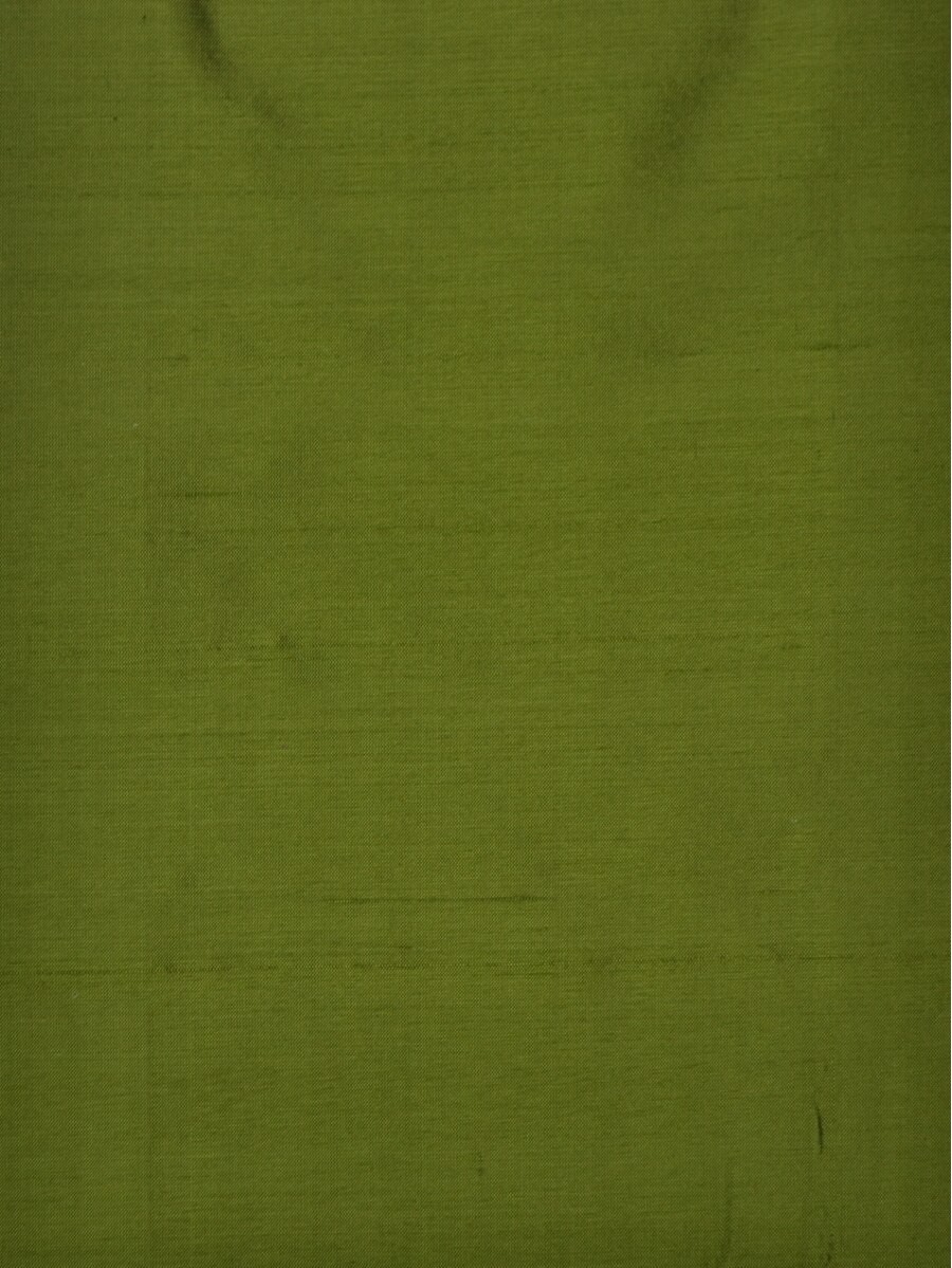 Oasis Solid Green Dupioni Silk Custom Made Curtains