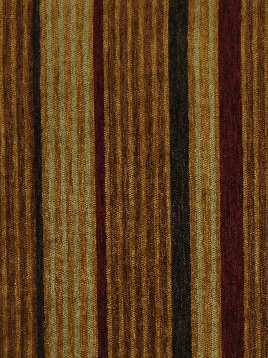 Petrel Heavy Weight Stripe Grommet Chenille Curtains
