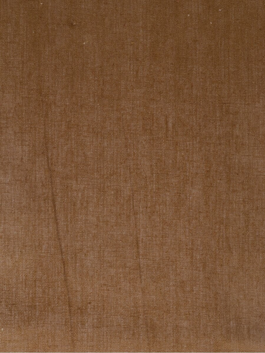 Eos Brown Solid Linen Fabrics Per Yard