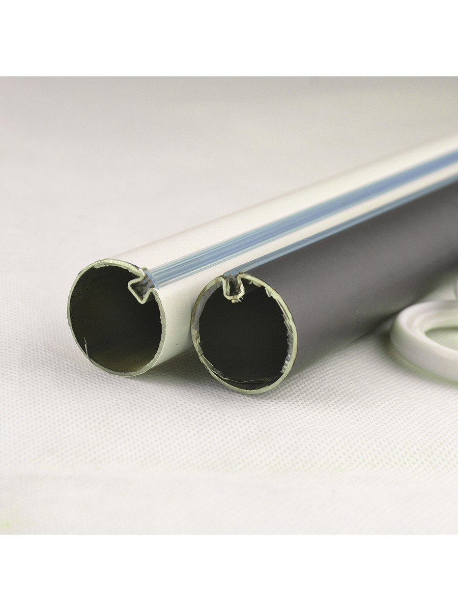 1 1 8 Quot Square Finial Steel Single Curtain Rod Set Custom