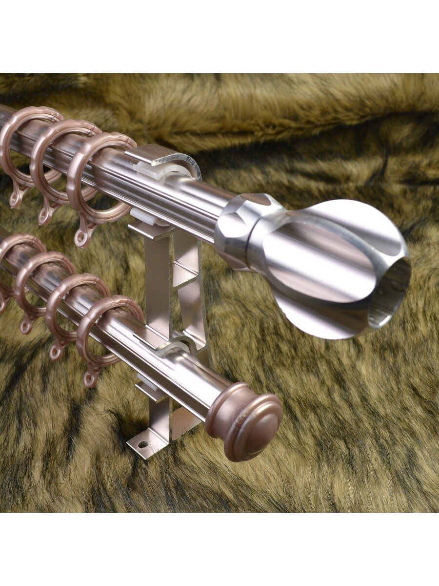 Qyt2521 1 1 8 Quot Diameter Custom Double Curtain Rods Metal