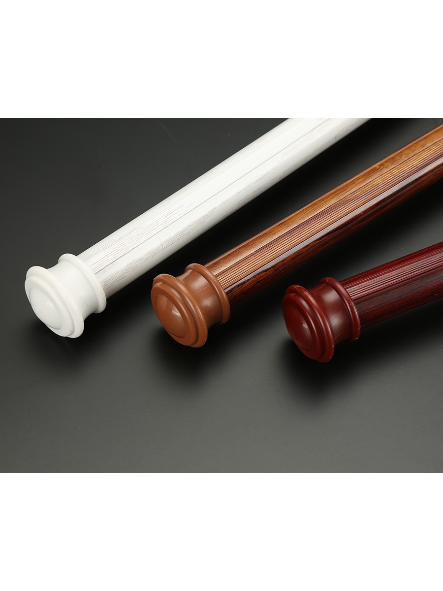 Qyt2721 1 1 8 Quot Super Thick Wood Grain Round Double Curtain