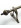 Black Brush Gold Crown Finial